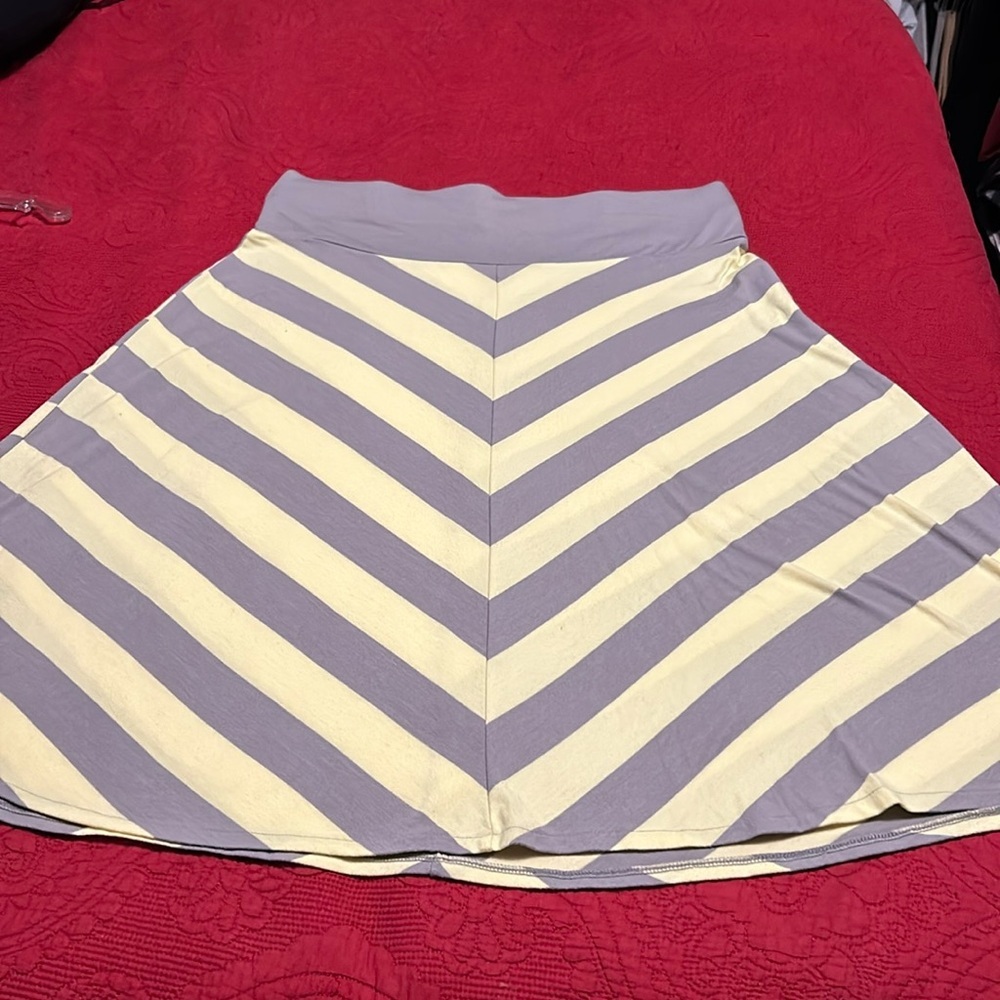 🐝 Chevron stripe skirt